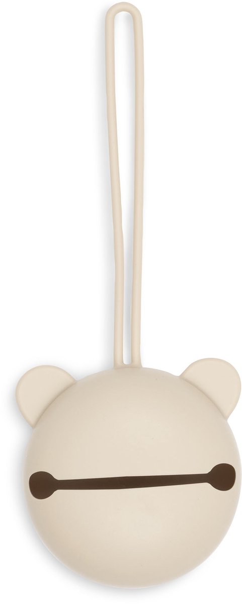 Porta ciuccio Jollein - scatola per ciuccio in silicone - 7 cm - sabbia