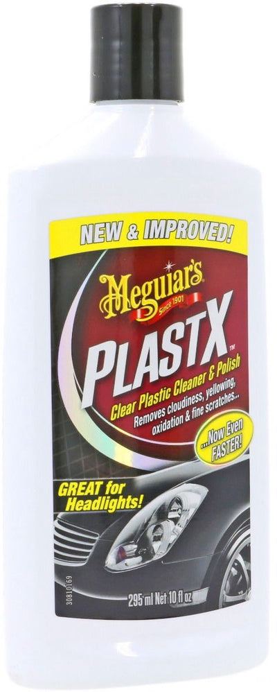 Meguiar's Plasx Cleaner Polish - rimuove graffi e sporco - per plastica trasparente - 296 ml