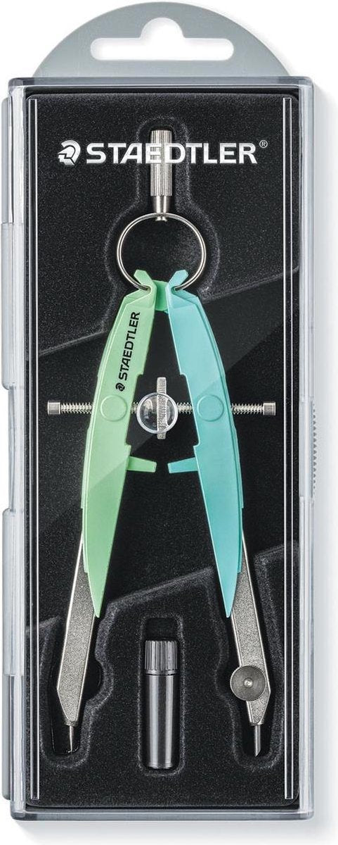 Staedtler brújula march comfort 556, verde pastel-azul