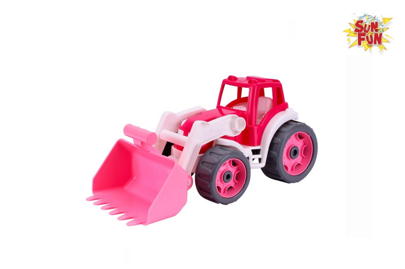 Sun fun tractor met shovel