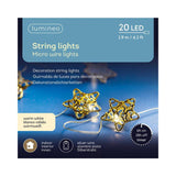 Lumineo string lighting star metal 20l - afbeelding 1