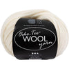 Creativ Company Wol Yarn fuera de blanco, 50m