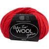 Creative Company Wool Yarn Red, 50m