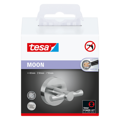 Tesa 1061429 - moon bathrobe hook | 1 pc