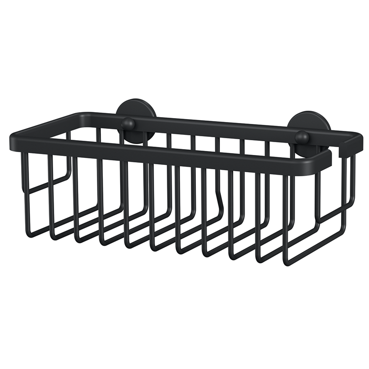 Tesa 1072288 - estante de ducha aluxx negro individual negro | 2 piezas