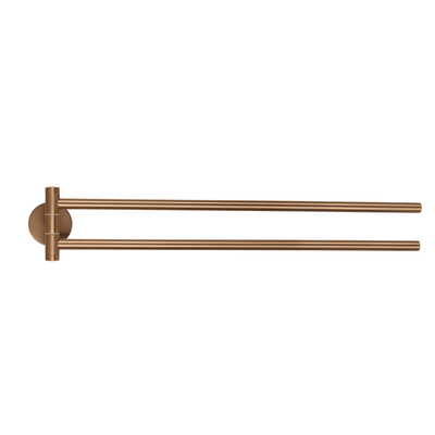 Tesa 1072313 - portasalviette bronzo lunare a 2 bracci | 2 pezzi