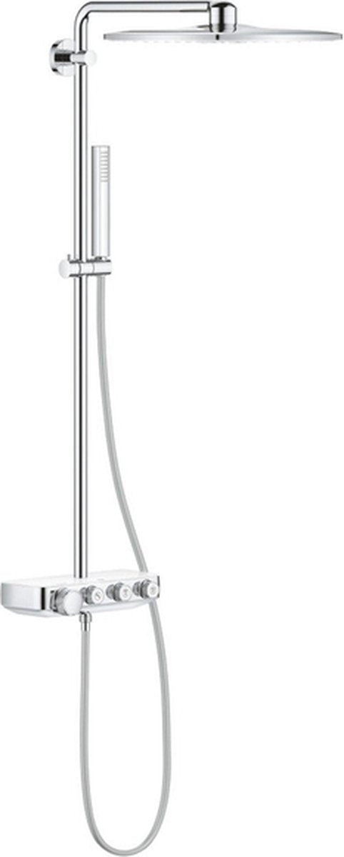 Grohe euphoria smartcontrol 310 cube duo ducha de lluvia - 31 cm - cuadrado - blanco