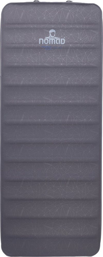 Nomad ® darwin plus xw 10.0 sleeping mat self-inflating | 198x78 | graphite | 10 cm thickness | body shaping | comfortable camping | incl cover