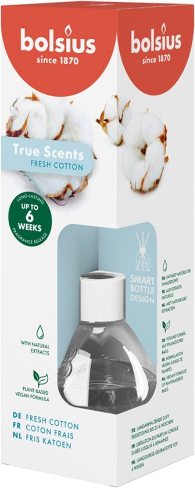 Bolsius Scent Sticks 60 ml de algodón fresco