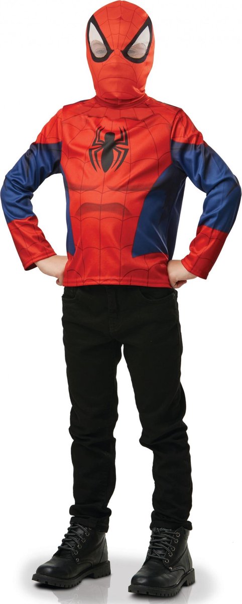 Rubies France - top e maschera Spiderman per bambini