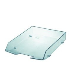 Bandeja carta apertura frontal onda han 1028 polyst a4 25,5x35x6,6 transparente