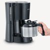 Cafetera Severin 8 tazas negra