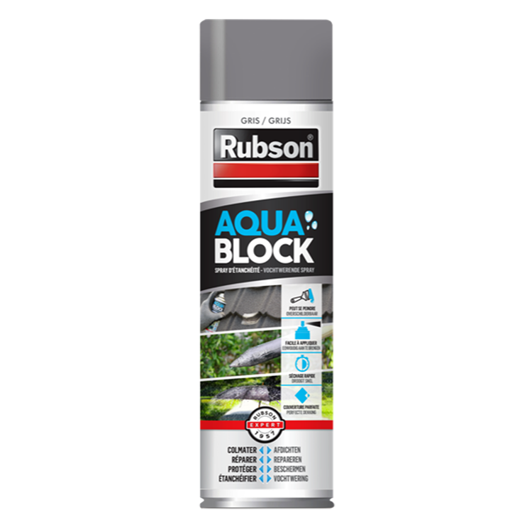 Rubson 1062665 - aquablock grigio 300ml | 2 pezzi