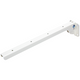 1059996 - consolle pieghevole 300 bianco portata 75 kg la coppia | 6 pezzi