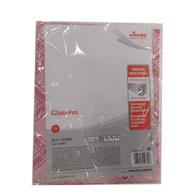 Vileda 1063158 - glasspro glass cloth | 6 pieces