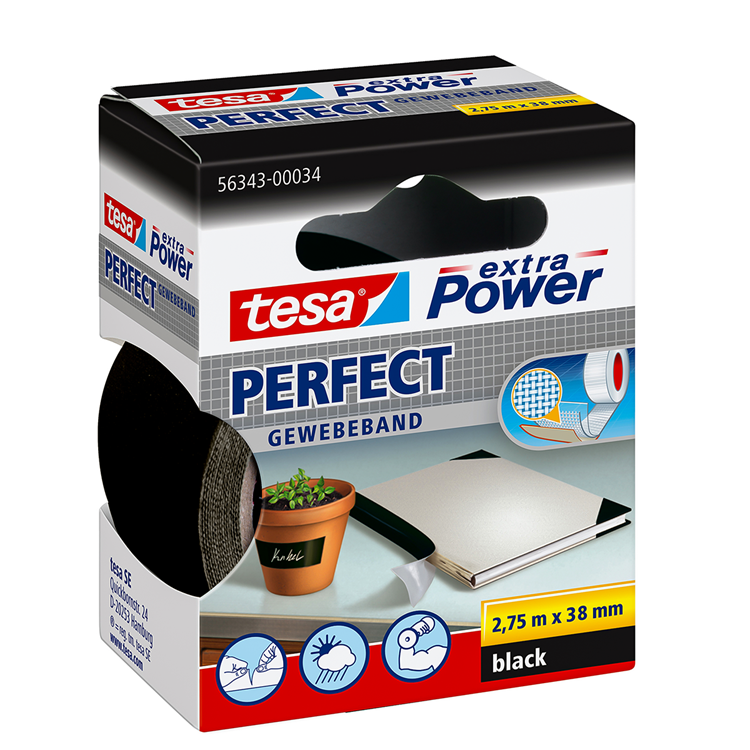Tesa Band 2.75x38 mm nero