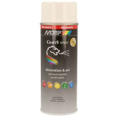 Motip 1059674 - bomboletta spray artigianale ral9010 hg 400 ml | 1 pz