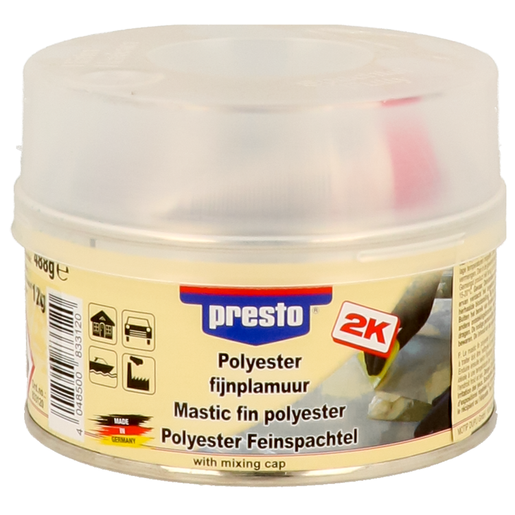 Motip 1009976 - presto pol.fijn plamuur 500gr | 1 stuks