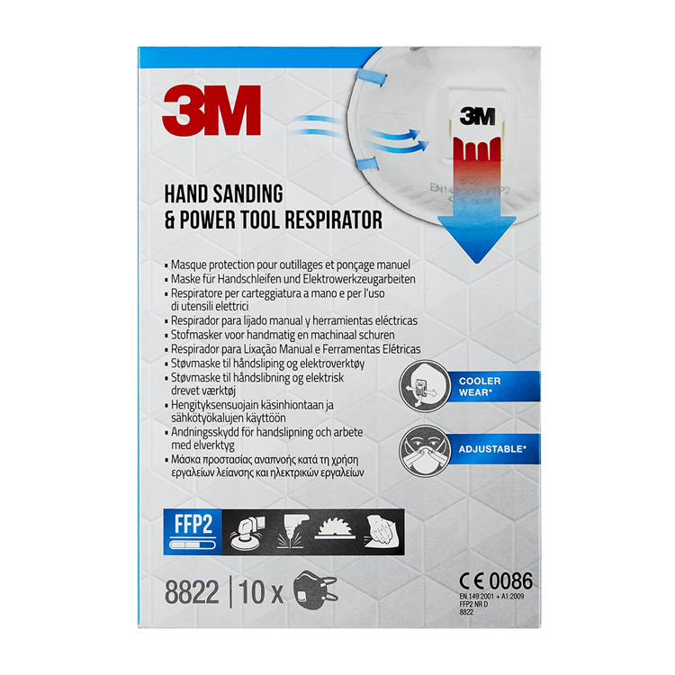 3m 1062065 - maschera per polveri sottili ffp2 ffp2, con valvola, 10 hp | 1 pz