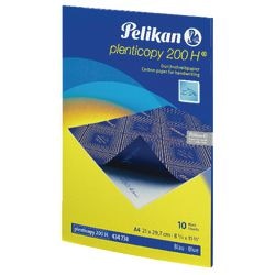 Papel carbón Pelikan 434738 A4 copia a mano azul 10 hojas