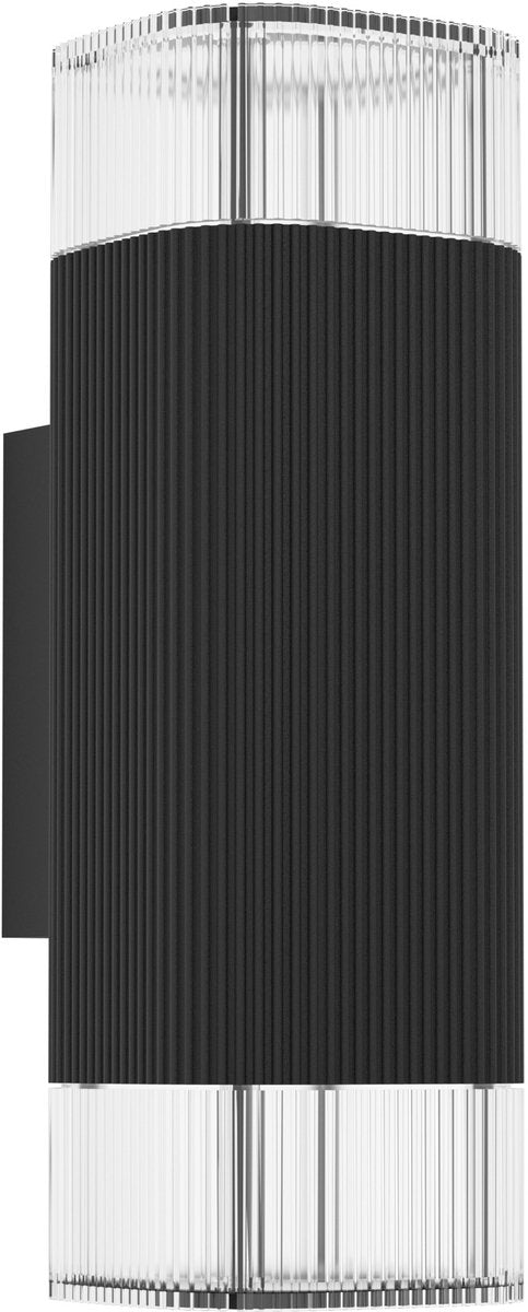 Lampada da parete per esterni Eglo Castelnuovo - gu10 - 24 cm - nero trasparente