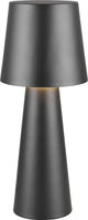 Trio nubian - lámpara de mesa - negro mate - excl. 1x e27 7 w - interruptor de cable