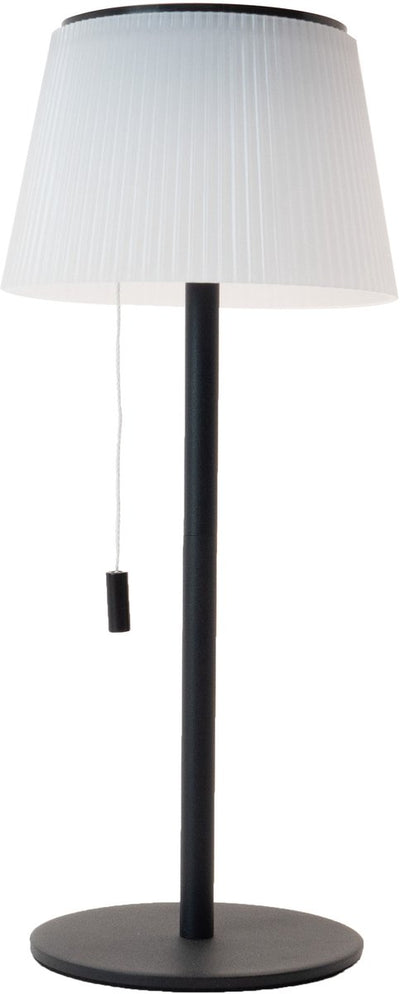 Eglo scordiano table lamp - rechargeable (up to 22 hours of light) - solar - 38 cm - black and white - wireless - indoor and outdoor - pull switch