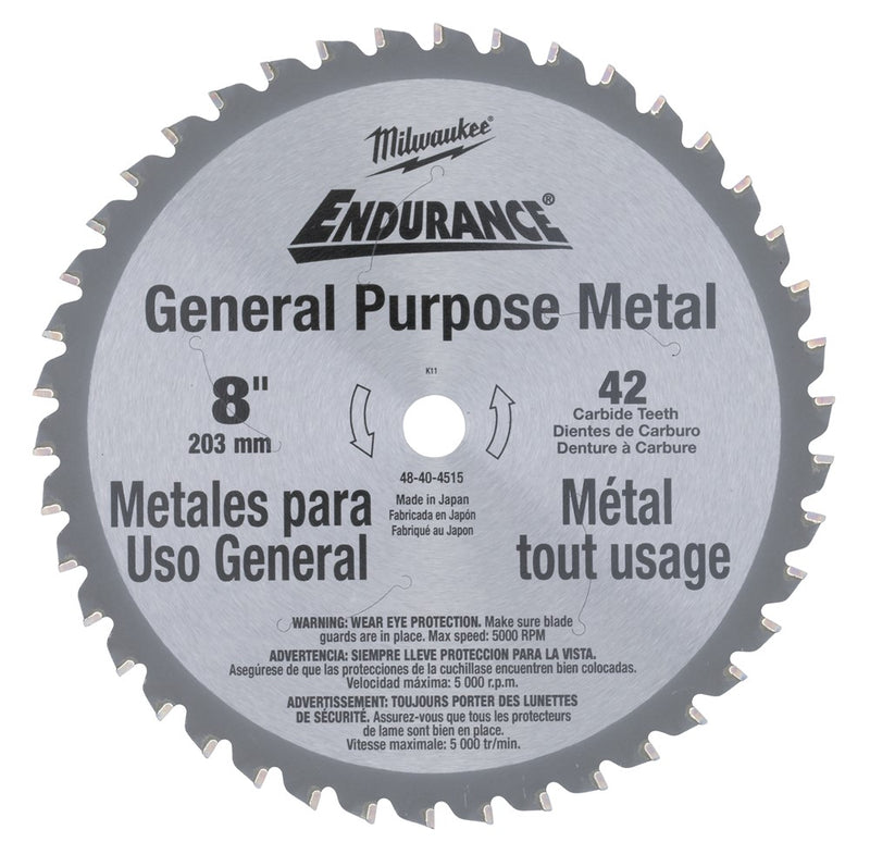 Milwaukee accesorios hoja de sierra circular 203 8 x 15,87 5 8 mm (42 dientes) - 48404515
