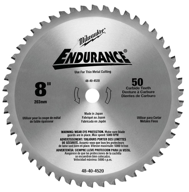 Accessori Milwaukee lama per sega circolare 203 8 x 15,87 5 8 mm (50 denti) - 48404520