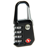 Yale 1060497 - lucchetto a codice tsa nero | 3 pezzi