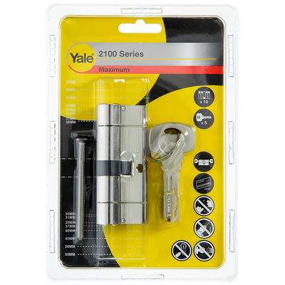 Yale 1060529 - profielcilinder 2100 mv 75mm(35 40) | 5 stuks