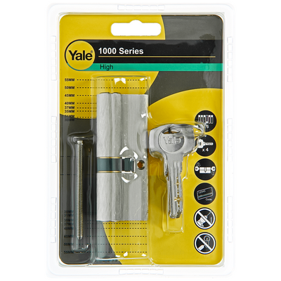 Yale 1060540 - profielcilinder 1000 mv 80mm(35 45) | 5 stuks