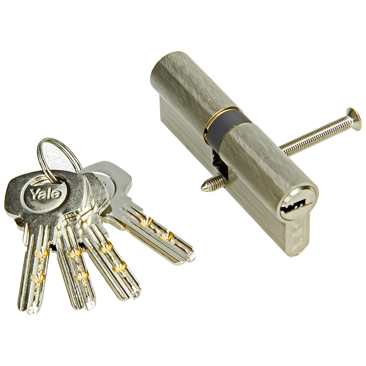 Yale 1060542 - cilindro profilato 1000 mv 80mm (40 40) | 2 pezzi