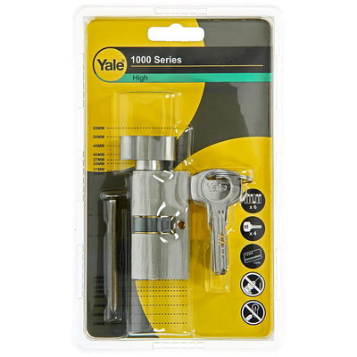 Yale 1060531 - knopcilinder 1000 mv 60mm(30 30) | 5 stuks