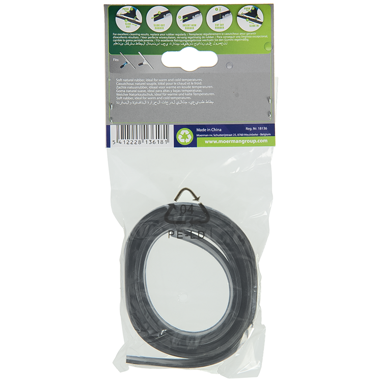 Moerman 1009217 - goma dura-flex 105 cm | 6 piezas