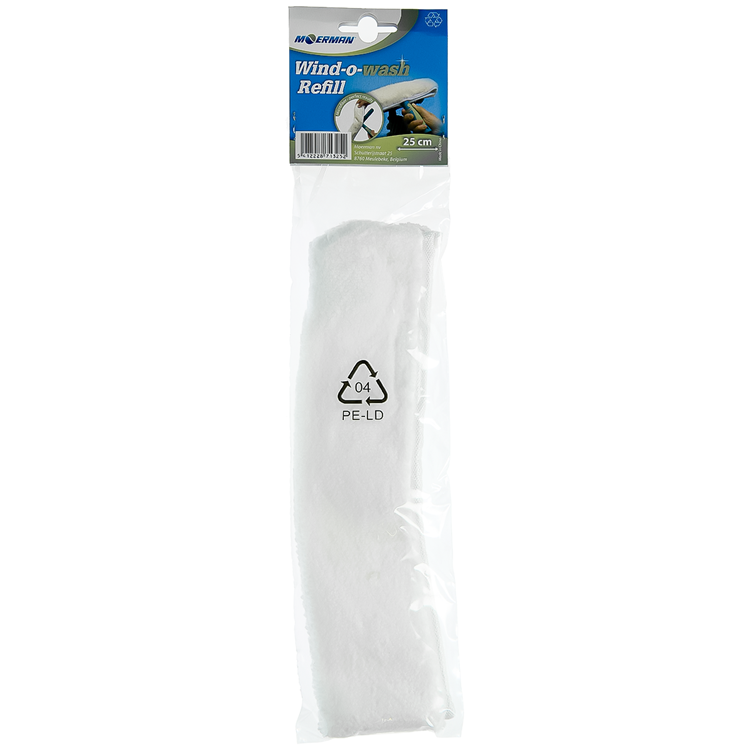 Moerman 1002394 - recambio fregona lavacristales 25cm | 6 piezas