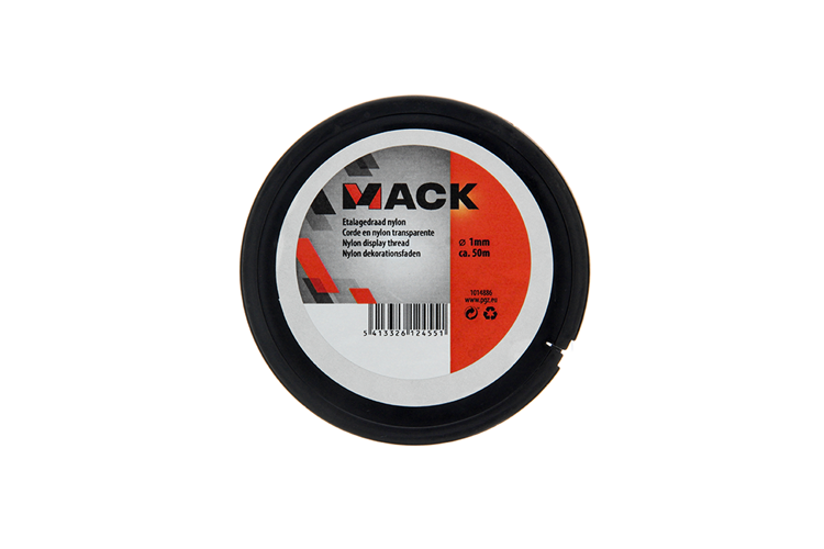 Mack 1014886 - display wire nylon reel 1mm 50m | 10 pieces