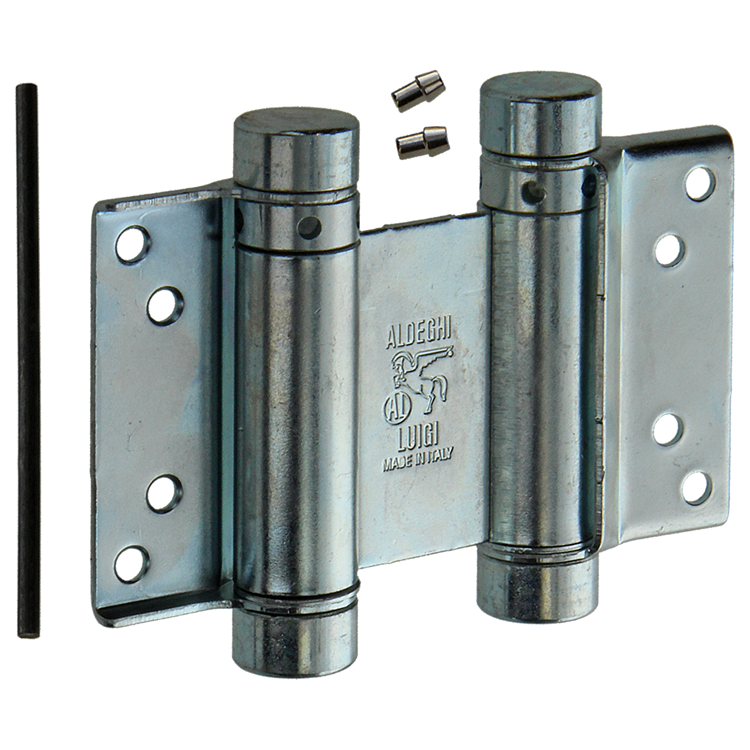 Yale 1019231 - 1 par de bisagras de resorte galvanizadas 75mm | 2 piezas