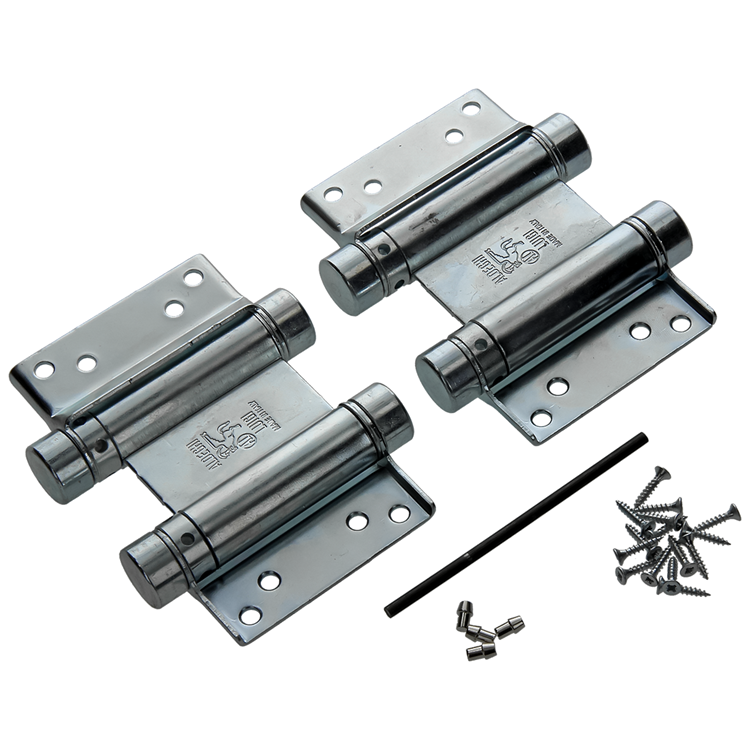 Yale 1019231 - 1 par de bisagras de resorte galvanizadas 75mm | 2 piezas