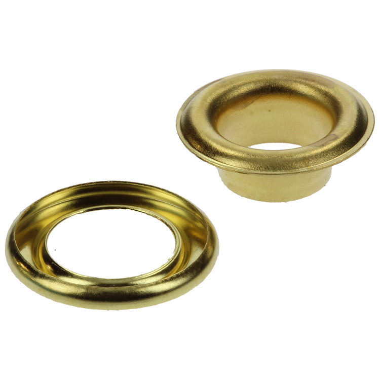 Mack 1017874 - anillas de vela latón 14 piezas 8mm | 10 piezas