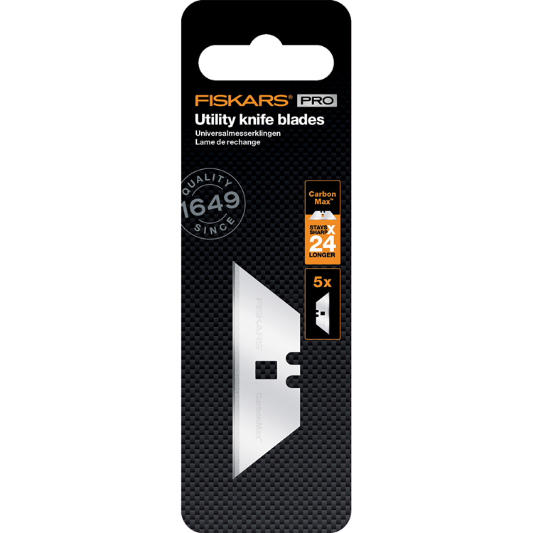 Cuchilla de repuesto Fiskars carbonmax | 5 piezas | 1027229 - 1027229