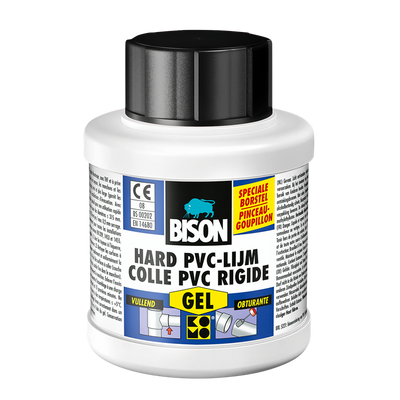 Bison 1029645 - b gel PVC duro bote 250ml | 2 piezas