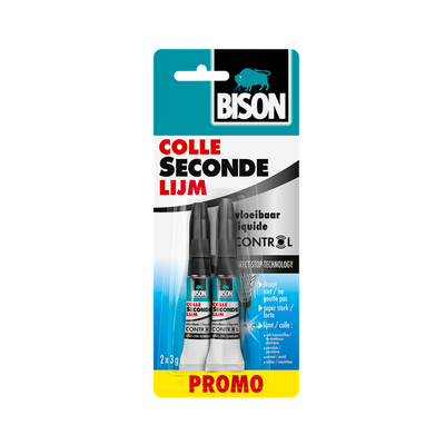 Bison superpegamento liquido control 3 gr