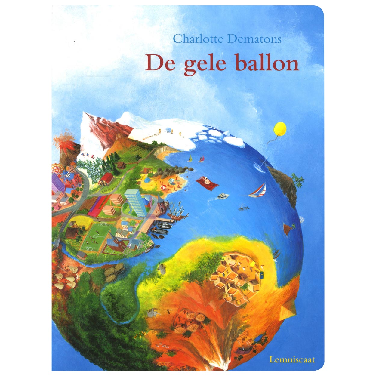 Casa central del libro el globo amarillo - libro de cartón