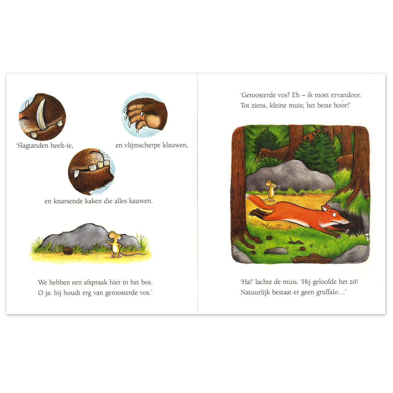 Casa central del libro la edición de cartón gruffalo.