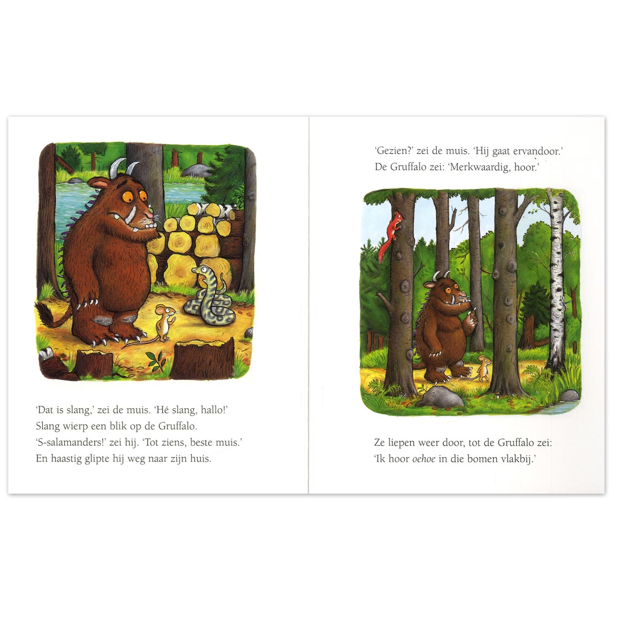 Casa central del libro la edición de cartón gruffalo.