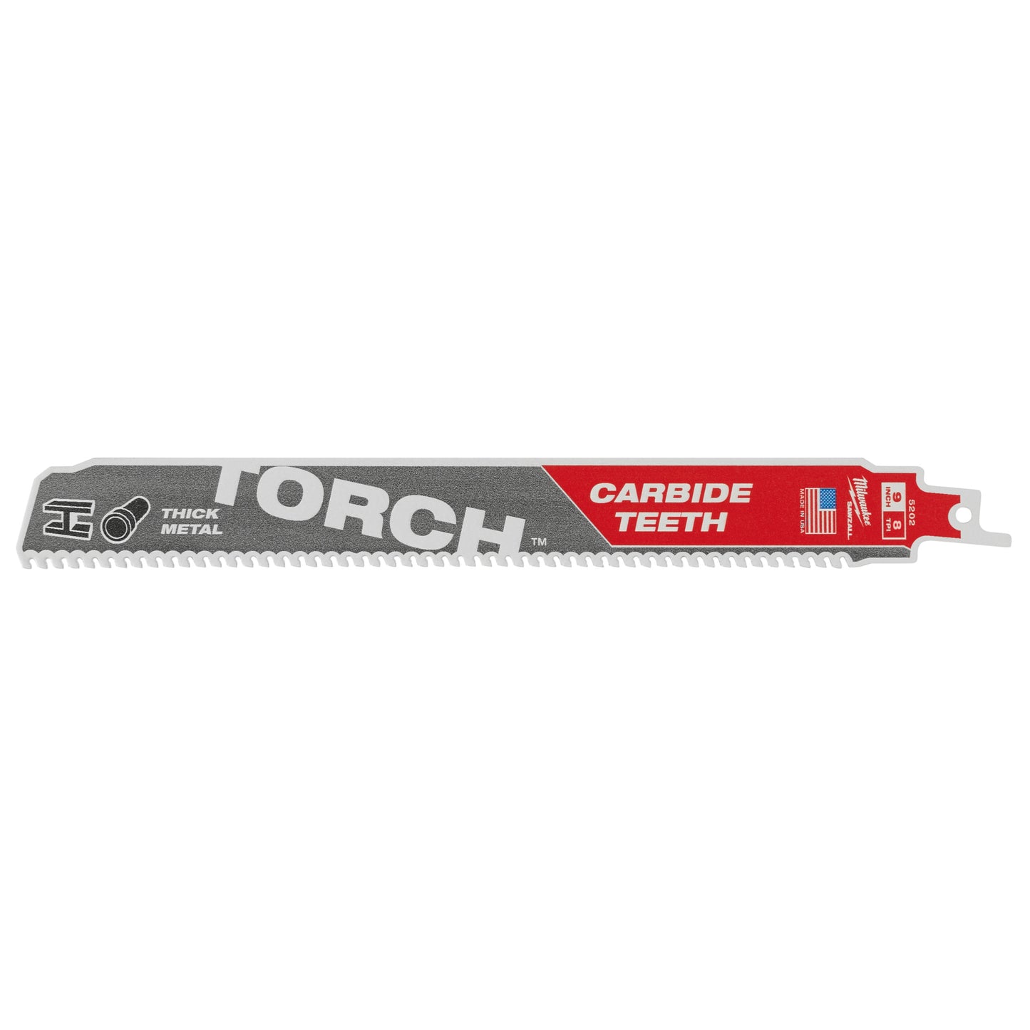 Dientes de carburo Ty Milwaukee Heavy Du Torch™ | antorcha tct 230 mm x 8 tpi | 5 piezas - 48475502