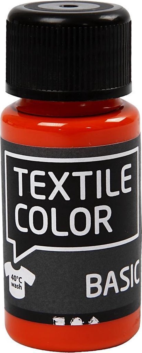 Creative Company Textile Color Semi-copertura Textile Paint Orange, 50ml