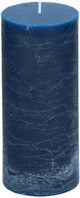 Arti casa stompkaars ø7 x 16 cm - 65 branduren - donkerblauw