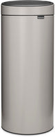 Brabantia touch bin prullenbak - 30 liter - soft grey